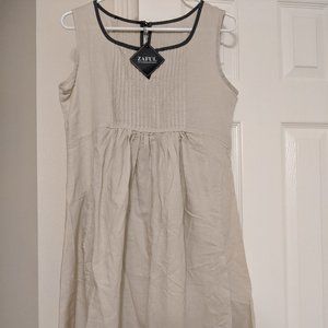 Classic Cream Zaful Summer Dress (New w/ Tags)